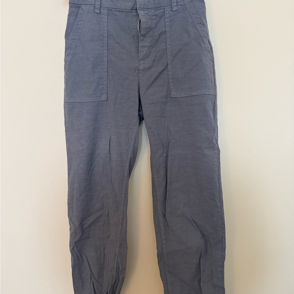 Blue Stone Gray Casual Jogger Pants